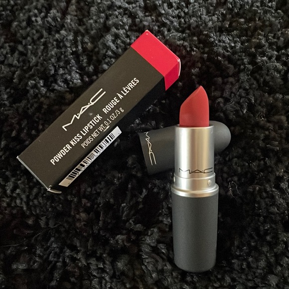 MAC Cosmetics Makeup Powder Kiss Lipstick Ruby New Poshmark